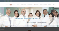 Desktop Screenshot of clinicacalvodemora.es